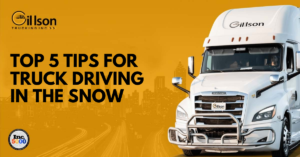 Truck Driving In The Snow