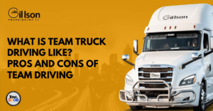 Team truck driving