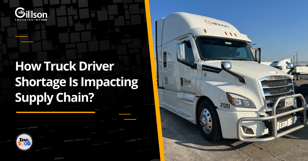 How Is Truck Driver Shortage Impacting Supply Chain?