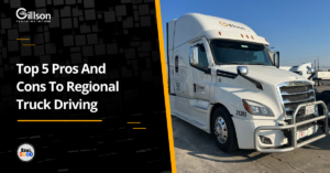 Pros And Cons To Regional Truck Driving