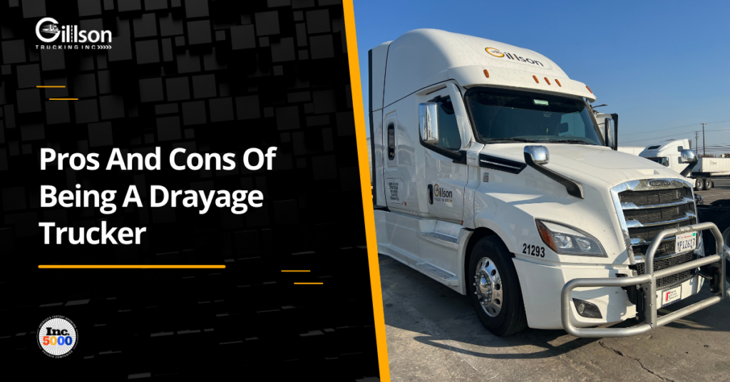 Pros and Cons of being a Drayage Trucker