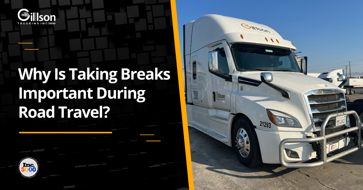 Why is Taking Breaks Important During Road Travel?